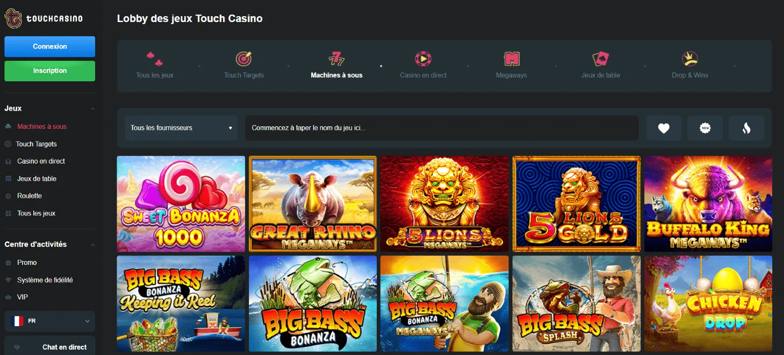 Touch Casino en ligne Touch Casino